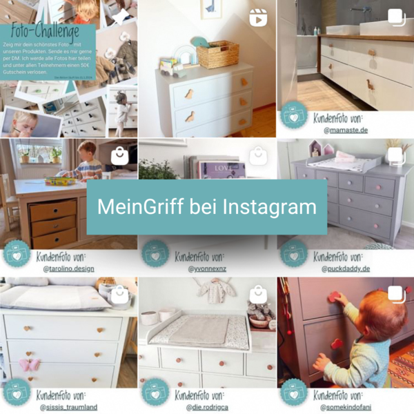 MeinGriff bei Instagram - Möbelgriffe für Kinder